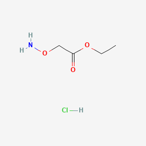 molecular formula C4H10ClNO3 B8554630 ethyl 2-(aminooxy)acetate hydrochloride 