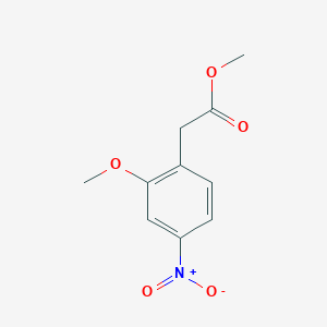 molecular formula C10H11NO5 B8554748 Methyl 2-(2-methoxy-4-nitrophenyl)acetate CAS No. 415912-53-7