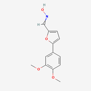 N-{[5-(3,4-Dimethoxyphenyl)furan-2-yl]methylidene}hydroxylamine