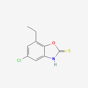 5-Chloro-7-ethyl-2-mercaptobenzoxazole