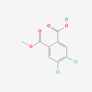 molecular formula C9H6Cl2O4 B8554945 2-Carbomethoxy 4,5-dichlorobenzoic acid 