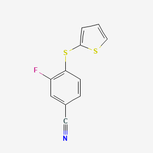 (4-Cyano-2-fluorophenylthio)thiophene