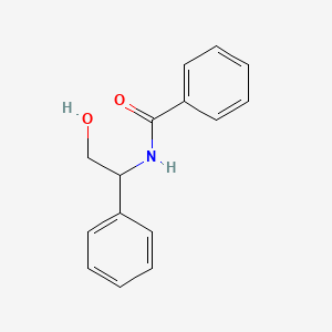 molecular formula C15H15NO2 B8555246 N-(1-Phenyl-2-hydroxyethyl)benzamide 