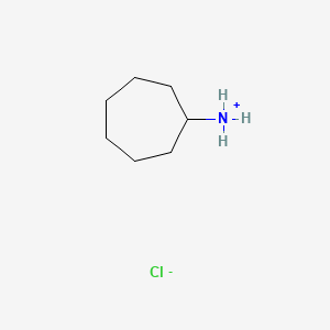 molecular formula C7H15ClN- B8555374 Cycloheptylazanium;chloride CAS No. 69163-89-9