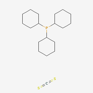 molecular formula C19H33PS2 B8555415 Tricyclohexylphosphine carbon disulfide CAS No. 2636-88-6