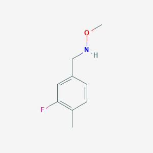 n-(3-Fluoro-4-methyl-benzyl)-o-methyl-hydroxylamine