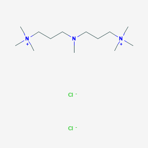 molecular formula C13H33Cl2N3 B8555459 Bis(3-trimethylammoniopropyl)methylamine dichloride CAS No. 65120-02-7