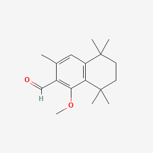2-Naphthalenecarboxaldehyde, 5,6,7,8-tetrahydro-1-methoxy-3,5,5,8,8-pentamethyl-