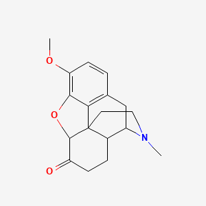 molecular formula C18H21NO3 B8555532 4aH-8,9c-Iminoethanophenanthro(4,5-bcd)furan-5-(6H)-one, 7,7a,8,9-tetrahydro-3-methoxy-12-methyl- CAS No. 1082738-67-7