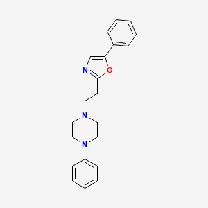 Piperazine,1-phenyl-4-[2-(5-phenyl-2-oxazolyl)ethyl]-