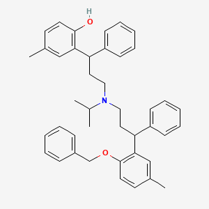 2-(3-{[3-(2-Benzyloxy-5-methylphenyl)-3-phenylpropyl]isopropylamino}-1-phenylpropyl)-4-methylphenol
