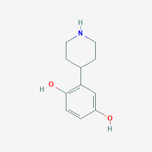 4-(2,5-Dihydroxyphenyl)piperidine
