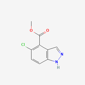 molecular formula C9H7ClN2O2 B8555663 methyl 5-chloro-2H-indazole-4-carboxylate 