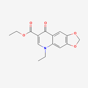 5-Ethyl-8-oxo-5,8-dihydro-1,3-dioxolo[4,5-g]quinoline-7-carboxylic acid ethyl ester