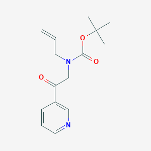 tert-butyl N-allyl-N-[2-oxo-2-(3-pyridyl)ethyl]carbamate