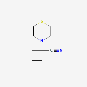 1-Thiomorpholin-4-yl-cyclobutanecarbonitrile