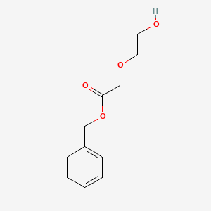 molecular formula C11H14O4 B8555771 Benzyl (2-hydroxyethoxy)acetate 