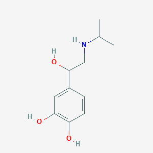 molecular formula C11H17NO3 B085558 Isoprenaline CAS No. 149-53-1