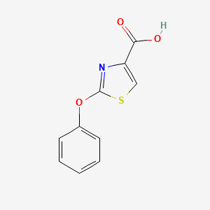molecular formula C10H7NO3S B8555902 2-phenoxy-1,3-thiazole-4-carboxylic acid 