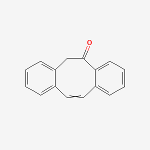 molecular formula C16H12O B8555986 Dibenzo[a,e]cycloocten-5(6H)-one 