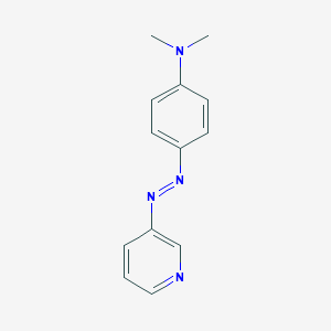 molecular formula C13H14N4 B085561 Pyridine-3-azo-p-dimethylaniline CAS No. 156-25-2