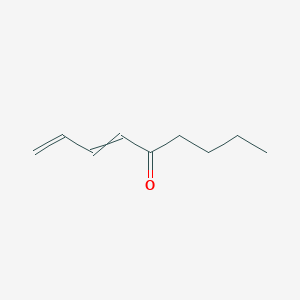 molecular formula C9H14O B8556151 Nona-1,3-dien-5-one CAS No. 83339-20-2