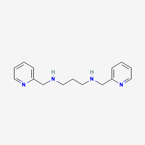 molecular formula C15H20N4 B8556204 N,N'-bis(pyridin-2-ylmethyl)propane-1,3-diamine CAS No. 57964-16-6