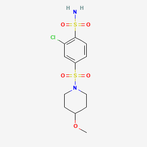 molecular formula C12H17ClN2O5S2 B8556225 UK 12130 CAS No. 52295-48-4
