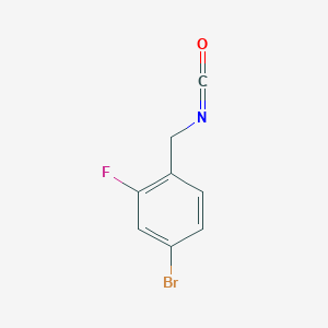 2-Fluoro-4-bromobenzyl isocyanate