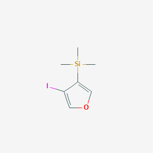 molecular formula C7H11IOSi B8556399 (4-Iodofuran-3-yl)trimethylsilane 