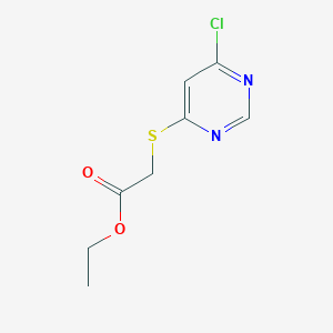 (6-Chloro-4-pyrimidinylthio)acetic acid ethyl ester
