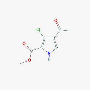 methyl 4-acetyl-3-chloro-1H-pyrrole-2-carboxylate