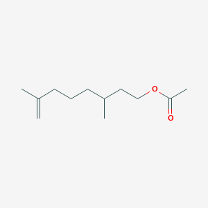 molecular formula C12H22O2 B085566 Rhodinyl acetate CAS No. 141-11-7