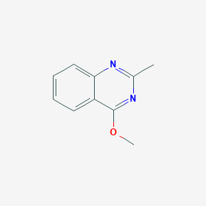 molecular formula C10H10N2O B8557256 4-Methoxy-2-methylquinazoline 