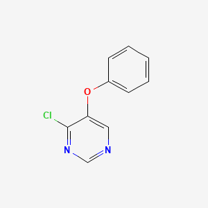 molecular formula C10H7ClN2O B8557260 4-Chloro-5-phenoxypyrimidine 