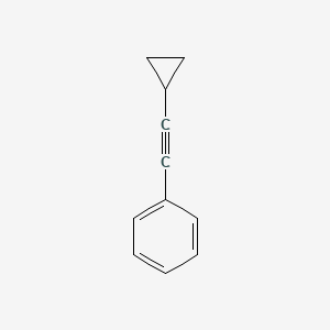 molecular formula C11H10 B8557334 (Cyclopropylethynyl)benzene 