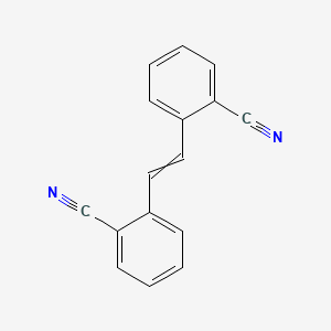 molecular formula C16H10N2 B8557600 Stilbene-2,2'-dicarbonitrile CAS No. 85077-43-6