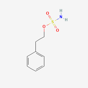 molecular formula C8H11NO3S B8557789 Sulfamic acid phenethyl ester 