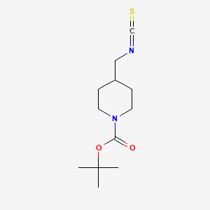 molecular formula C12H20N2O2S B8558013 tert-butyl 4-(isothiocyanatomethyl)piperidine-1-carboxylate 