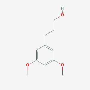 molecular formula C11H16O3 B085581 3-(3,5-Dimethoxy-phenyl)-propan-1-OL CAS No. 1080-05-3