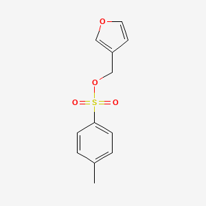 molecular formula C12H12O4S B8558201 Toluene-4-sulfonic acid furan-3-ylmethyl ester 