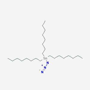 molecular formula C24H51N3Sn B8558368 Trioctyltin azide CAS No. 154704-56-0
