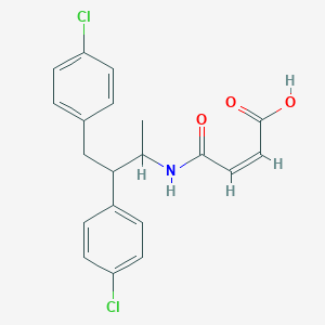 molecular formula C20H19Cl2NO3 B085585 Benzmalecene CAS No. 148-07-2