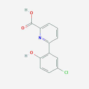molecular formula C12H8ClNO3 B8558533 (6Z)-6-(3-chloro-6-oxocyclohexa-2,4-dien-1-ylidene)-1H-pyridine-2-carboxylic acid 