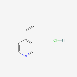 molecular formula C7H8ClN B8559042 Pyridine, 4-ethenyl-, hydrochloride CAS No. 3283-40-7