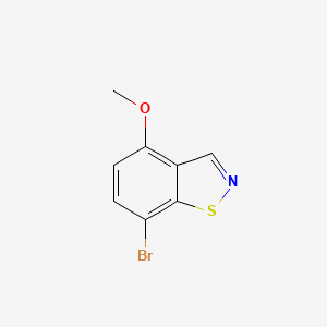 molecular formula C8H6BrNOS B8559061 7-Bromo-4-methoxy-benzo[d]isothiazole 