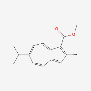 molecular formula C16H18O2 B8559343 Methyl 2-methyl-6-(propan-2-yl)azulene-1-carboxylate CAS No. 114622-43-4