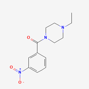 (4-Ethyl-piperazin-1-yl)-(3-nitro-phenyl)-methanone