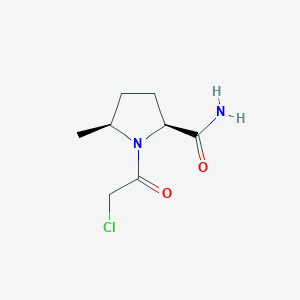 (5S)-1-(Chloroacetyl)-5-methyl-L-prolinamide