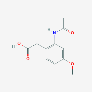 (2-Acetylamino-4-methoxy-phenyl)-acetic acid